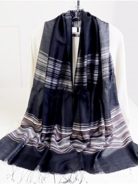 Fashion Scarf W/ Linear Pattern